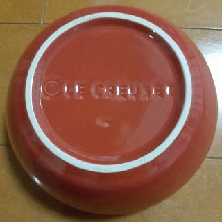 ルクルーゼ(LE CREUSET)のLE CREUSETル・クルーゼ　スープボウル14cm マルチボウル　レッド(食器)