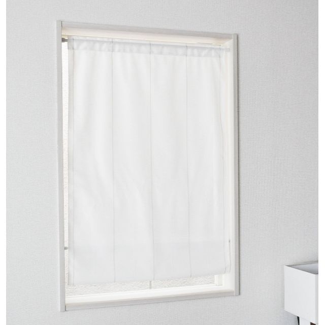 遮熱UVカット小窓用ミラーレースカーテンクルーン<70×120>