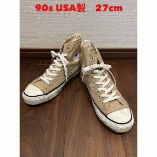 コンバース(CONVERSE)の◆90sUSA製コンバースオールスターハイカットUS8.5 27cm(スニーカー)