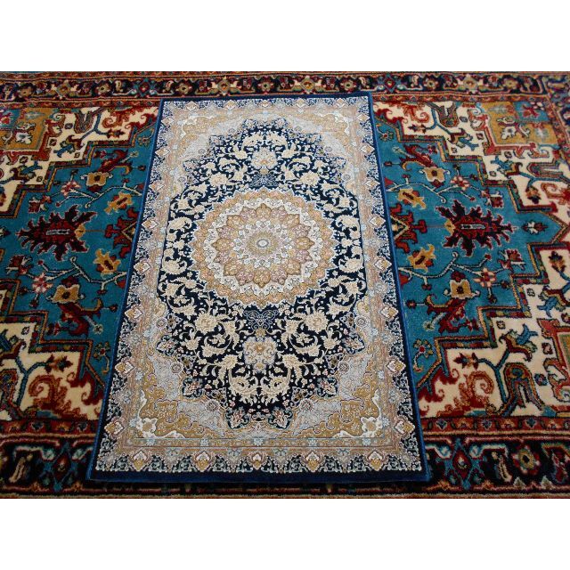 再入荷!225万ノット、超高密度織!イラン産絨毯 70×120cm 再入荷!225万ノット、超高密度織!イラン産絨毯 70×120cm