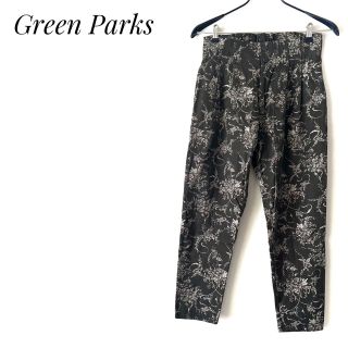 グリーンパークス(green parks)の【新品タグ付】Green Parks パンツ　カジュアルパンツ　ブラウン　フリー(カジュアルパンツ)