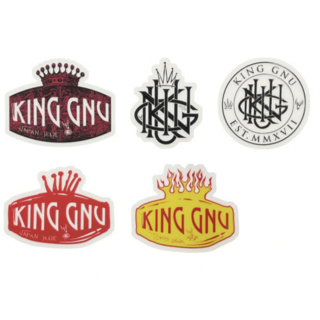 king gnu キングヌー　LOGO STICKER PACK ロゴステッカー エンタメ/ホビーのタレントグッズ(ミュージシャン)の商品写真