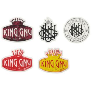 king gnu キングヌー　LOGO STICKER PACK ロゴステッカー(ミュージシャン)