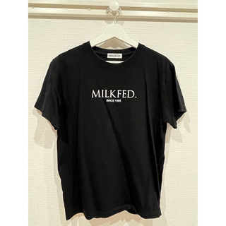 ミルクフェド(MILKFED.)の【値下げしました】MILKFED. Tシャツ　BLACK(Tシャツ(半袖/袖なし))