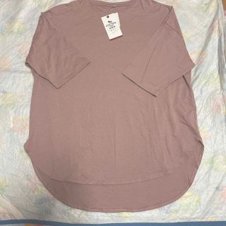 シマムラ(しまむら)の【こまるまるこゆき様専用】くすみピンクＴシャツ　SALE❣️(カットソー(半袖/袖なし))