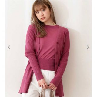 プロポーションボディドレッシング(PROPORTION BODY DRESSING)の新品タグ付♡アンサンブルニット(アンサンブル)