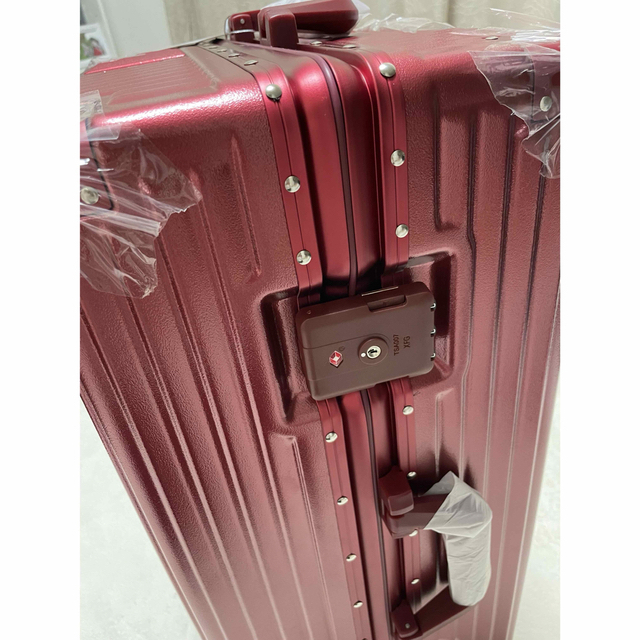 お洒落カラー❤️M❤️スーツケース キャリーケース アルミフレーム 軽量 旅行 レディースのバッグ(スーツケース/キャリーバッグ)の商品写真