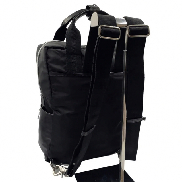 極美品 オロビアンコ 2way トートバック リュック ナイロン×牛革
