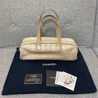 シャネル(CHANEL)のCHANEL  シャネル　ニュートラベルライン　ミニボストン　ベージュ(ハンドバッグ)