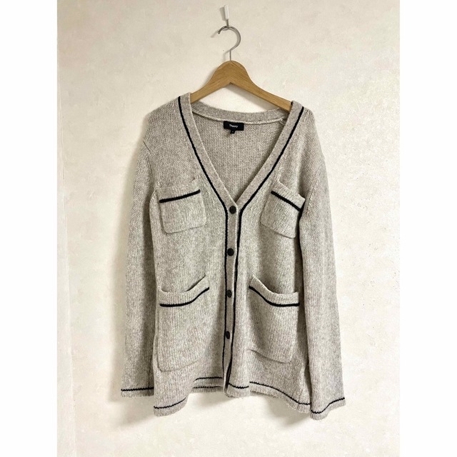 Theory カーディガンNUAGE CONTRAST CARDI