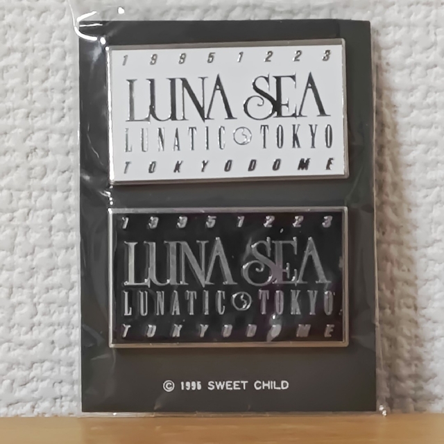 LUNA SEA初の東京ドーム1995年LUNATIC TOKYOピンバッジ2個 | フリマアプリ ラクマ