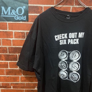 K94 M&O GOLD 古着 ビックプリント Tシャツ パロディT(Tシャツ/カットソー(半袖/袖なし))