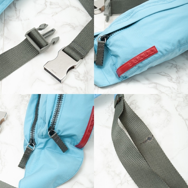 【美品】PRADA SPORT (プラダ スポーツ)ナイロン ウエストバッグ!