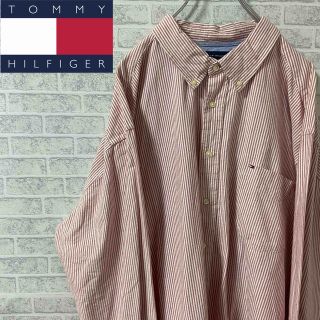 トミーヒルフィガー(TOMMY HILFIGER)のトミーヒルフィガーtommy 長袖シャツ メンズ XXL チェック柄(シャツ)