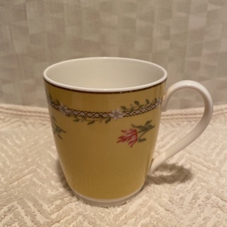 ティファニー(Tiffany & Co.)のティファニー マグカップ ピンクチューリップ(中古品)(グラス/カップ)