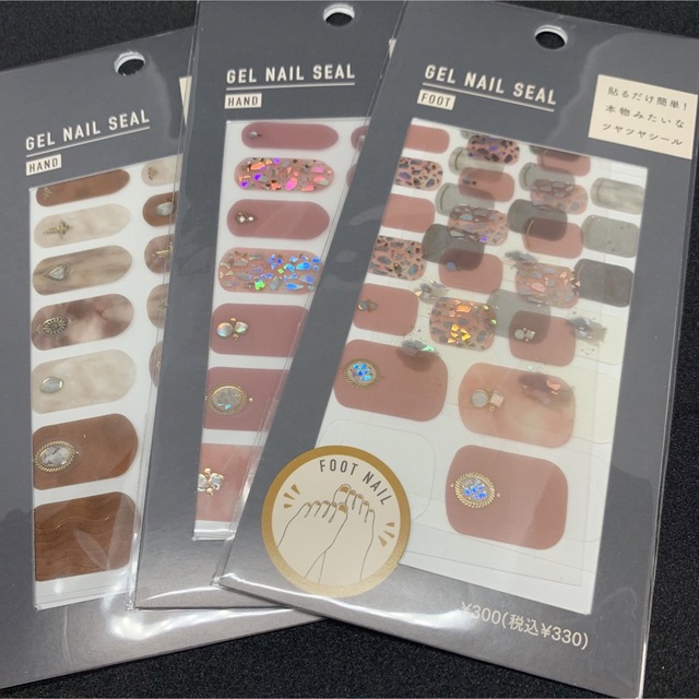 3COINS(スリーコインズ)の3コインズ　GEL NAIL SEAL  コスメ/美容のネイル(ネイル用品)の商品写真