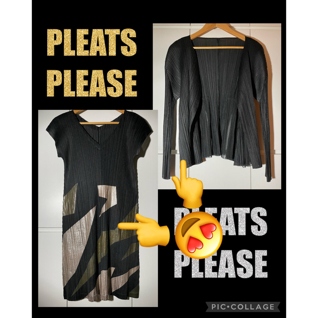 プリーツプリーズ 2点セット チュニック&カーディガンpleats please