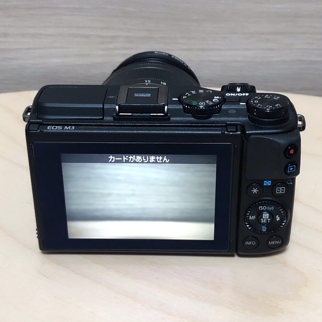 Canon EOS M3 EF-M15-45mmレンズセット バッテリー付動作品 【激安 