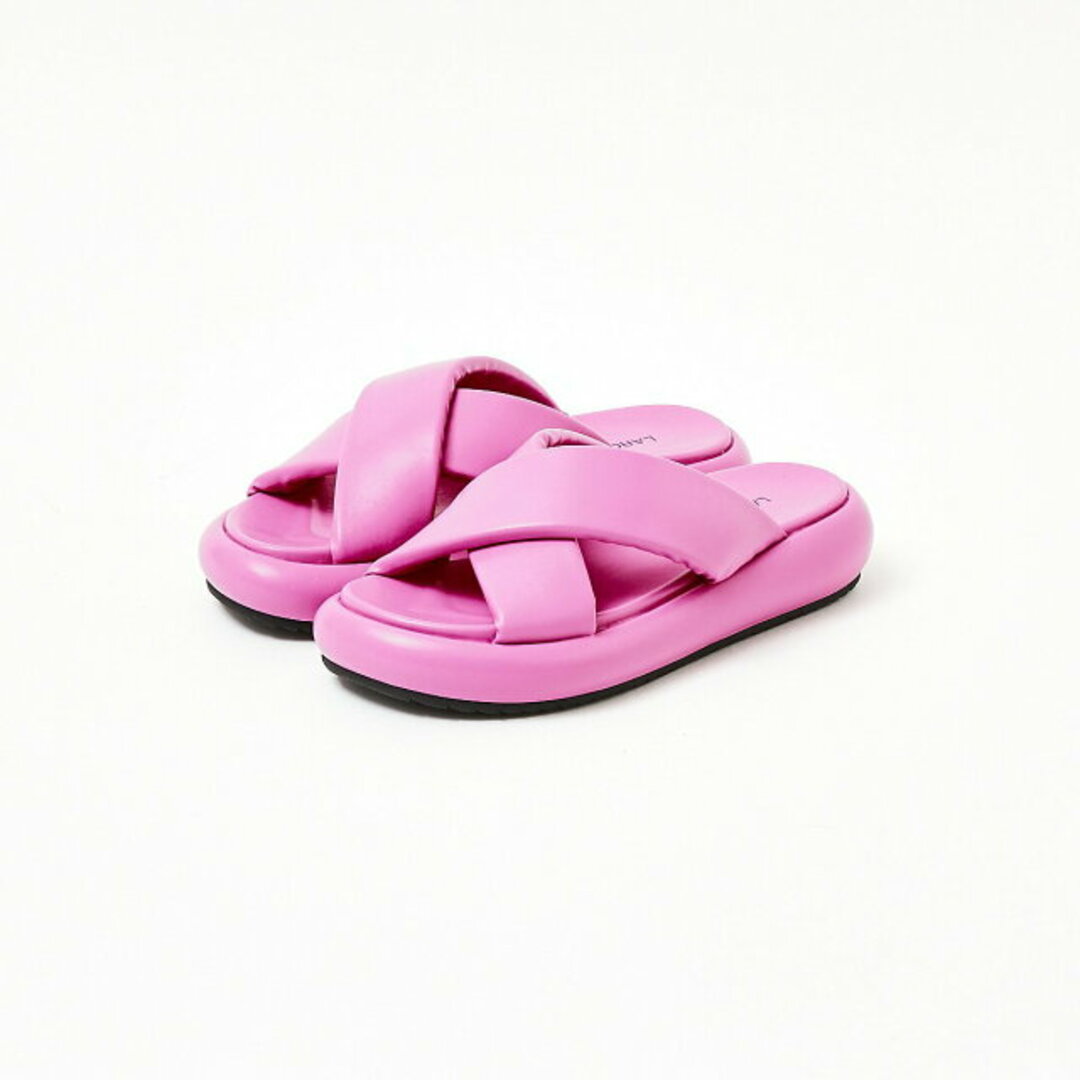 AU BANNISTER(オゥバニスター)の【ピンク】【LAROUTE】クロスベルトラウンドソール レディースの靴/シューズ(サンダル)の商品写真