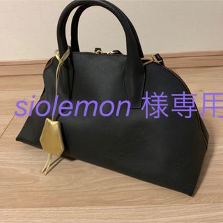 ジャンニキャリーニ(GIANNI CHIARINI)のジャンニキャリーニ　PVC ハーフムーン　ハンドバッグ(ハンドバッグ)