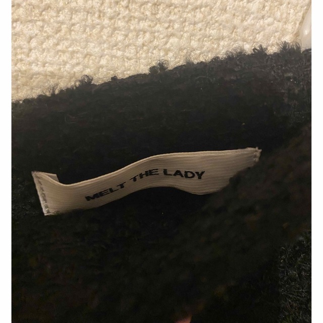 melt the lady ディープスリットツイードショートパンツ melt the lady ちがい ディープ スリット ツイード ショート