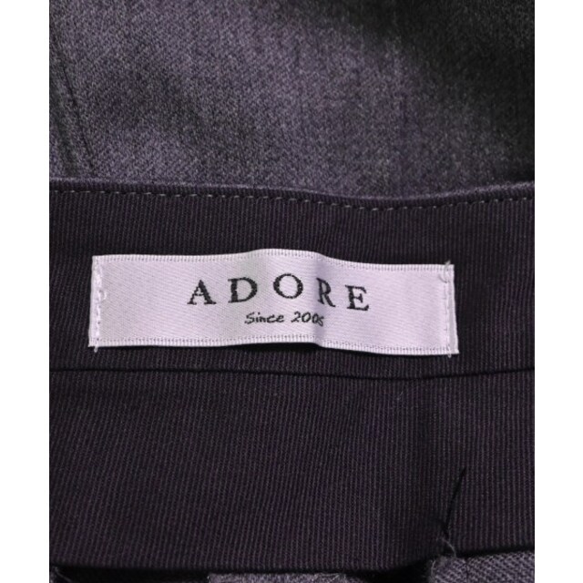 ADORE(アドーア)のADORE アドーア スラックス 38(M位) グレー 【古着】【中古】 レディースのパンツ(その他)の商品写真