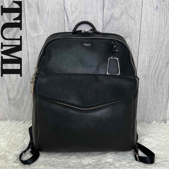 美品♡A4可♡TUMI トゥミ レザー リュック バックパック ブラック