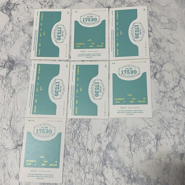 通販店 【公式】BTS 2ND MUSTER 17520 ユンギ SUGA ミニフォト K-POP