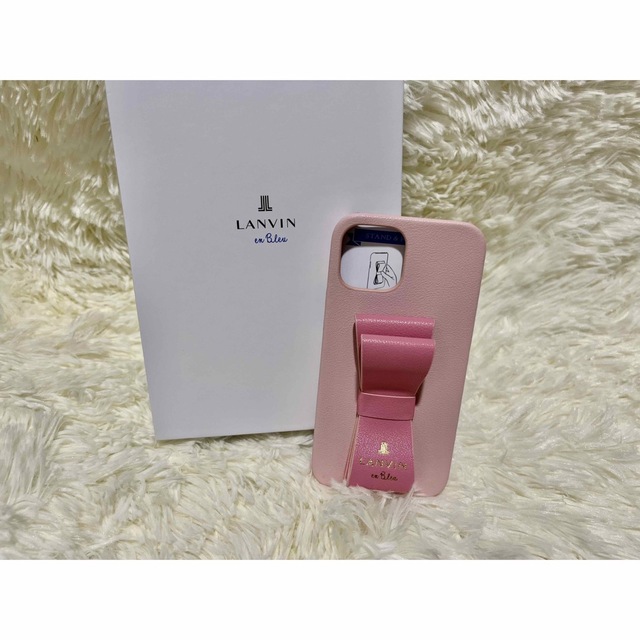 LANVIN en Bleu(ランバンオンブルー)の★新品、未使用★ LANVIN iPhone ケース　ランバン スマホ/家電/カメラのスマホアクセサリー(iPhoneケース)の商品写真