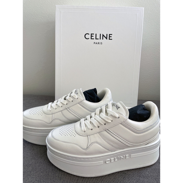 贈る結婚祝い celine - CELINE セリーヌ 厚底 ブロックスニーカー