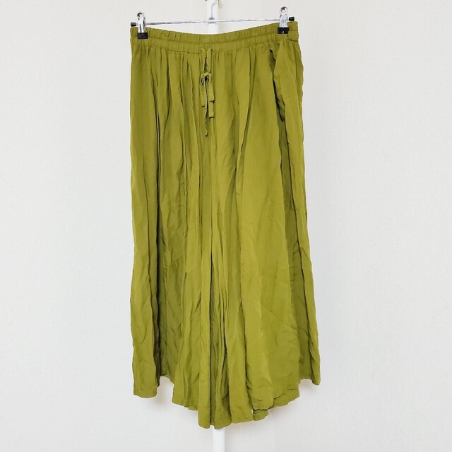 プリーツスカート風ズボン レディースのパンツ(その他)の商品写真