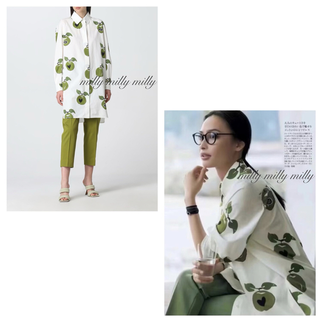 Max Mara(マックスマーラ)のご成約済みです✴︎未使用【Max Mara】2022リンゴシャツドレス レディースのワンピース(ひざ丈ワンピース)の商品写真