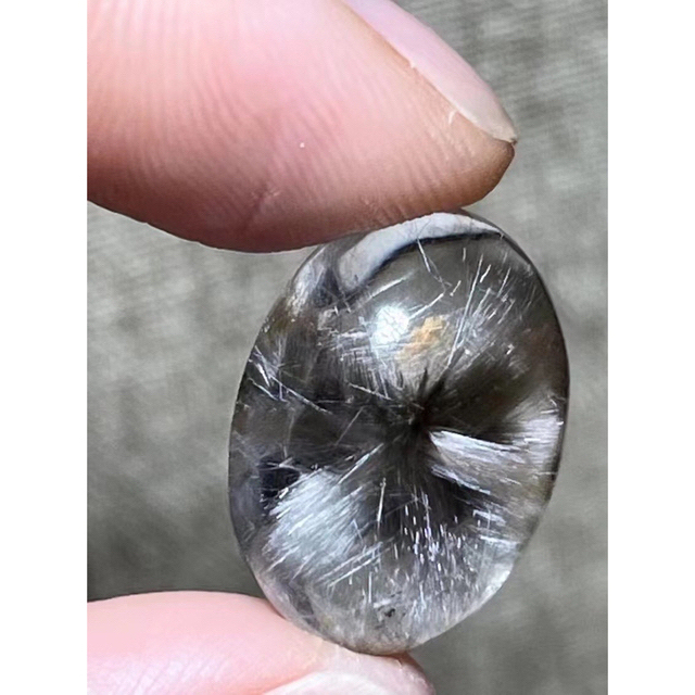 高級】プラチナタイチンルチルクォーツ ルース 18.8*14*6.3mm | www