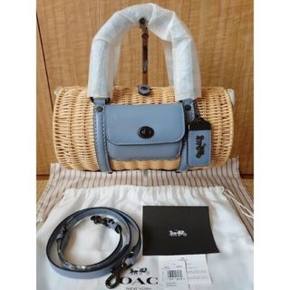 コーチ(COACH)のCOACH【新品】バレルバッグ  89216 カゴ編み ショルダーバッグ(ハンドバッグ)