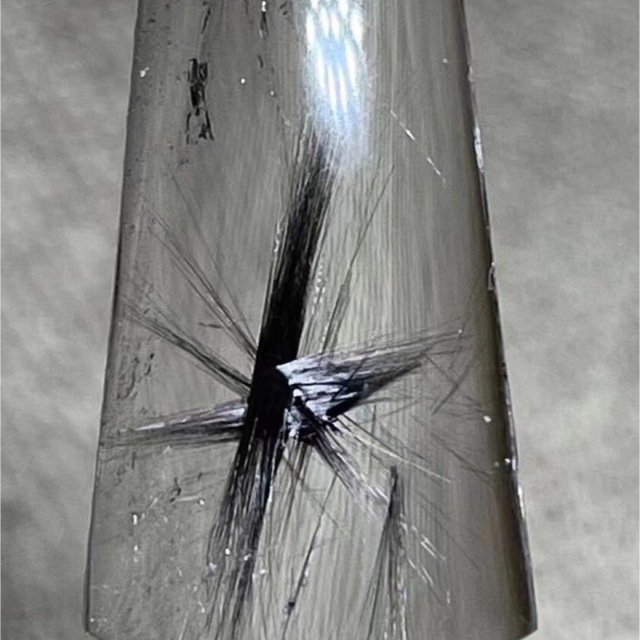 高級】プラチナタイチンルチルクォーツ ルース 29.8*17.4*9.4mm-