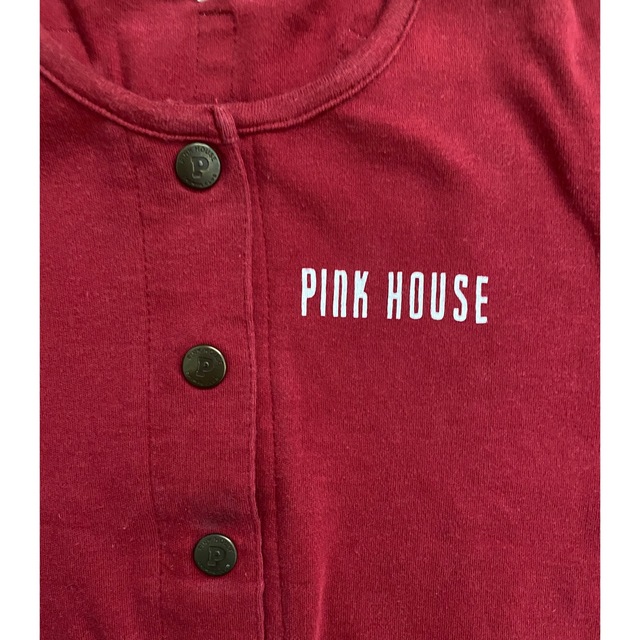 PINK HOUSE(ピンクハウス)のPINK HOUSE スナップカーディガン　100cm キッズ/ベビー/マタニティのキッズ服女の子用(90cm~)(カーディガン)の商品写真