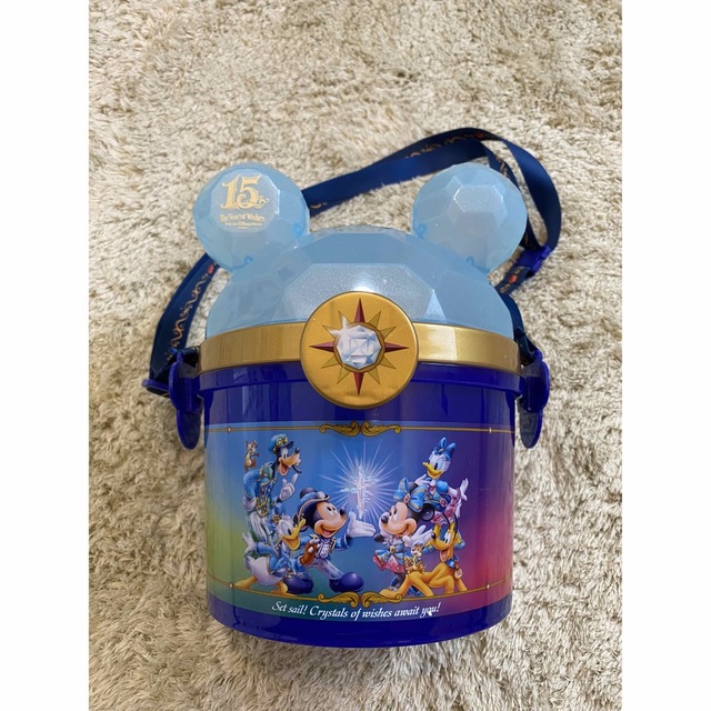 Disney(ディズニー)の【美品】Disney ポップコーン 入れ物 エンタメ/ホビーのおもちゃ/ぬいぐるみ(キャラクターグッズ)の商品写真