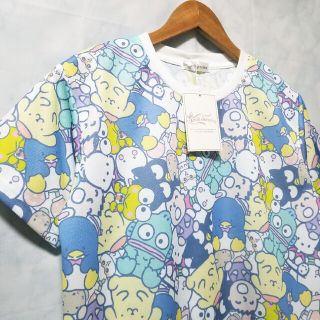 サンリオ(サンリオ)の新品　SANRIO　キャラクター　はぴだんぶい　Tシャツ　Mサイズ(Tシャツ(半袖/袖なし))