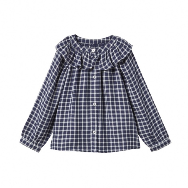 ZARA KIDS(ザラキッズ)のZARA★チェックシャツ キッズ/ベビー/マタニティのキッズ服女の子用(90cm~)(ブラウス)の商品写真