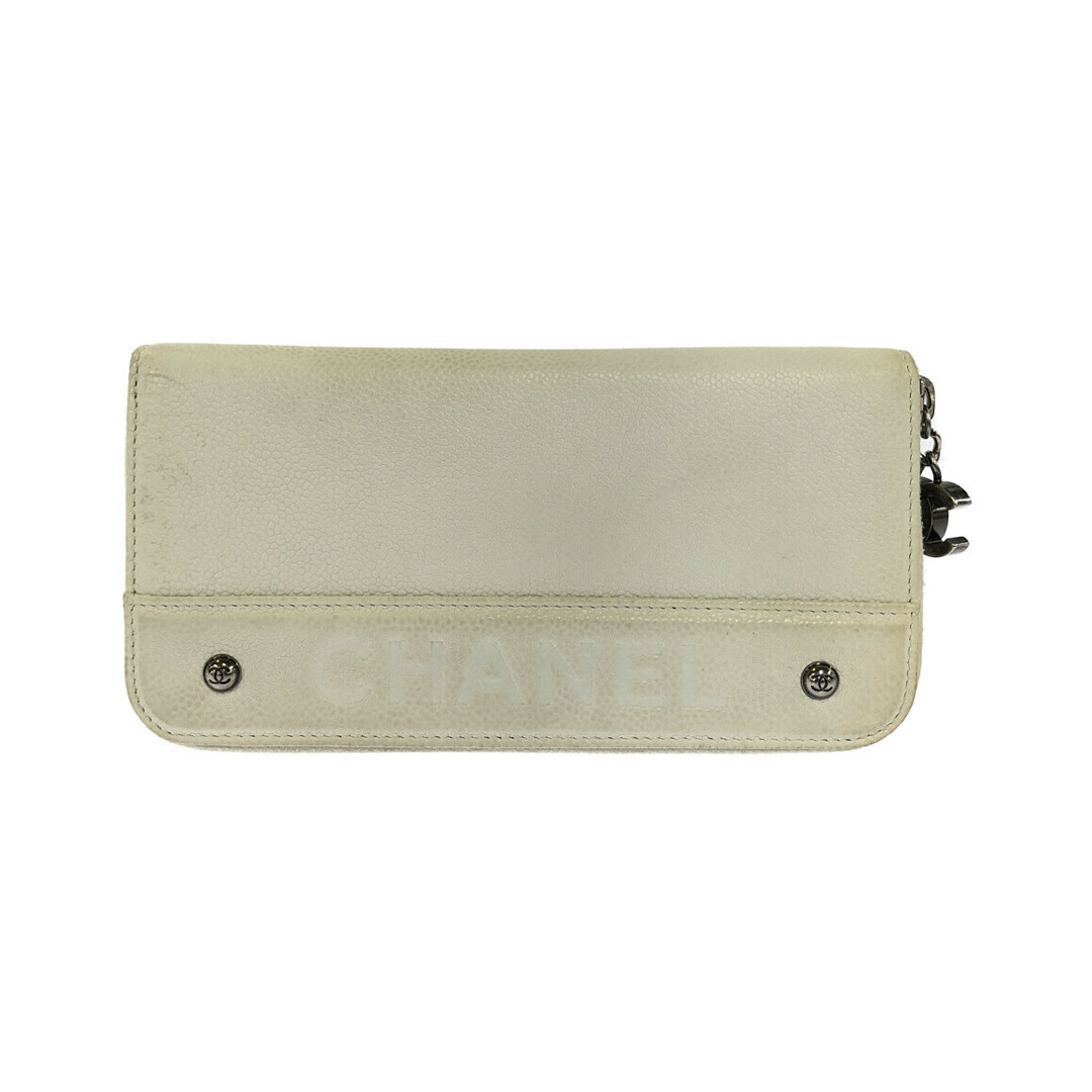 シャネル CHANEL ラウンドファスナー長財布 ココマーク レディース
