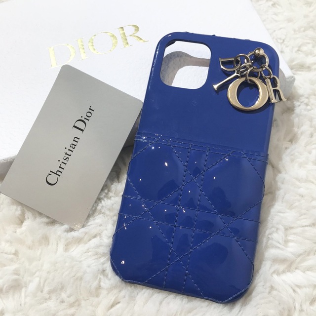 極美品】Dior ディオール レディディオール iPhone12pro カバー