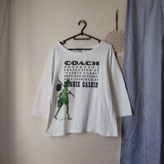 コーチ(COACH)の専用出品＊＊COACH＊＊白 Tシャツ(Tシャツ(長袖/七分))