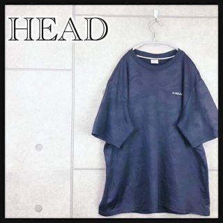 ヘッド(HEAD)のHEAD　ヘッド　 Tシャツ ネイビー　ワンポイントロゴ　メッシュ生地　メンズ(Tシャツ/カットソー(半袖/袖なし))