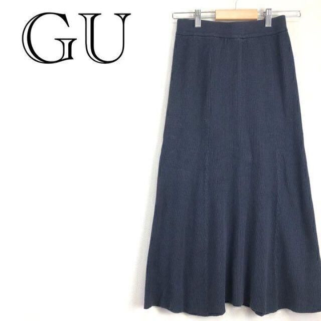 GU(ジーユー)の【送料無料❗️】GU ジーユー　ロングスカート　ストライプ 2 レディースのスカート(ロングスカート)の商品写真