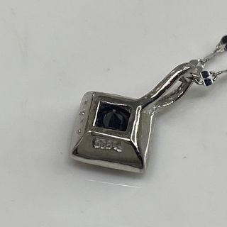 pt900 プラチナ 天然ブラックダイヤモンド0.31ct ペンダントネックレス