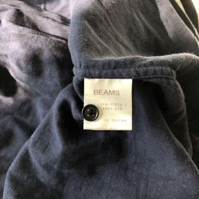 BEAMS(ビームス)のBEAMS ビームス　シャツ ワイシャツ　カジュアル　ネイビー　ユニセックス メンズのトップス(シャツ)の商品写真
