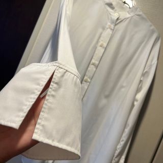 レプシィム(LEPSIM)のシャツ　ロングシャツ　白　レプシィム(シャツ/ブラウス(半袖/袖なし))