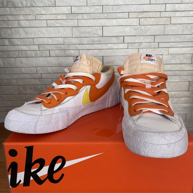 Nike Blazer Low sacai White Magma Orange