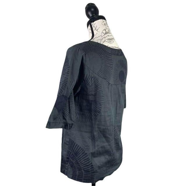 SHYDE カットソー　チュニック　シャツ　ブラウス　チャコールグレー レディースのトップス(カットソー(半袖/袖なし))の商品写真