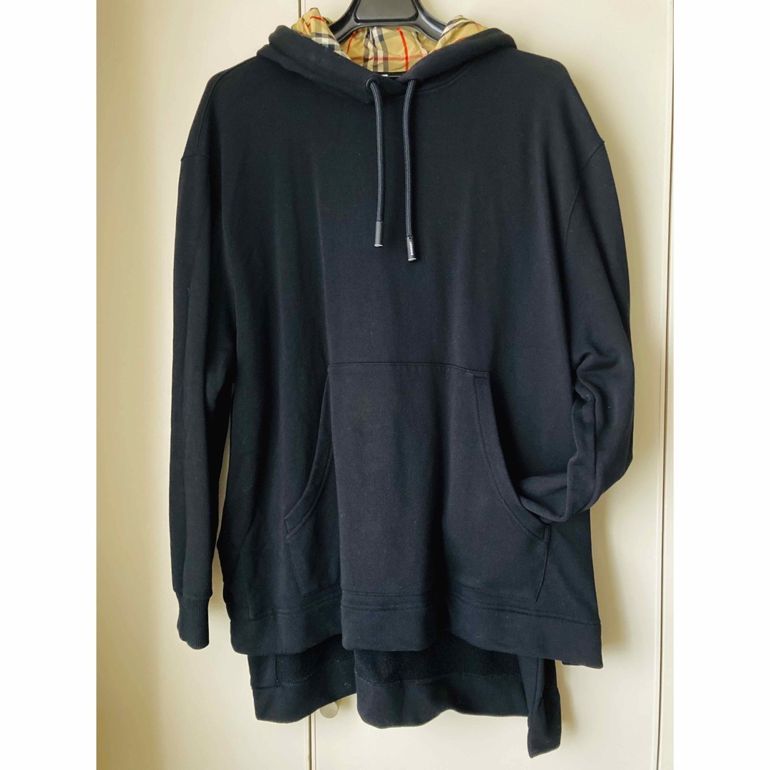 Burberry フードパーカー BURBERRY - バーバリー フード裏ノバチェック柄 オーバーサイズ